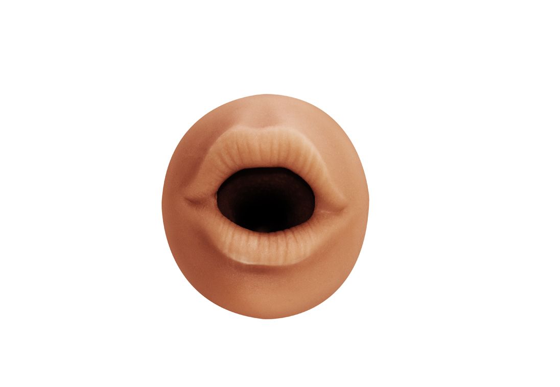 Кофейный мастурбатор-ротик Hottie 4