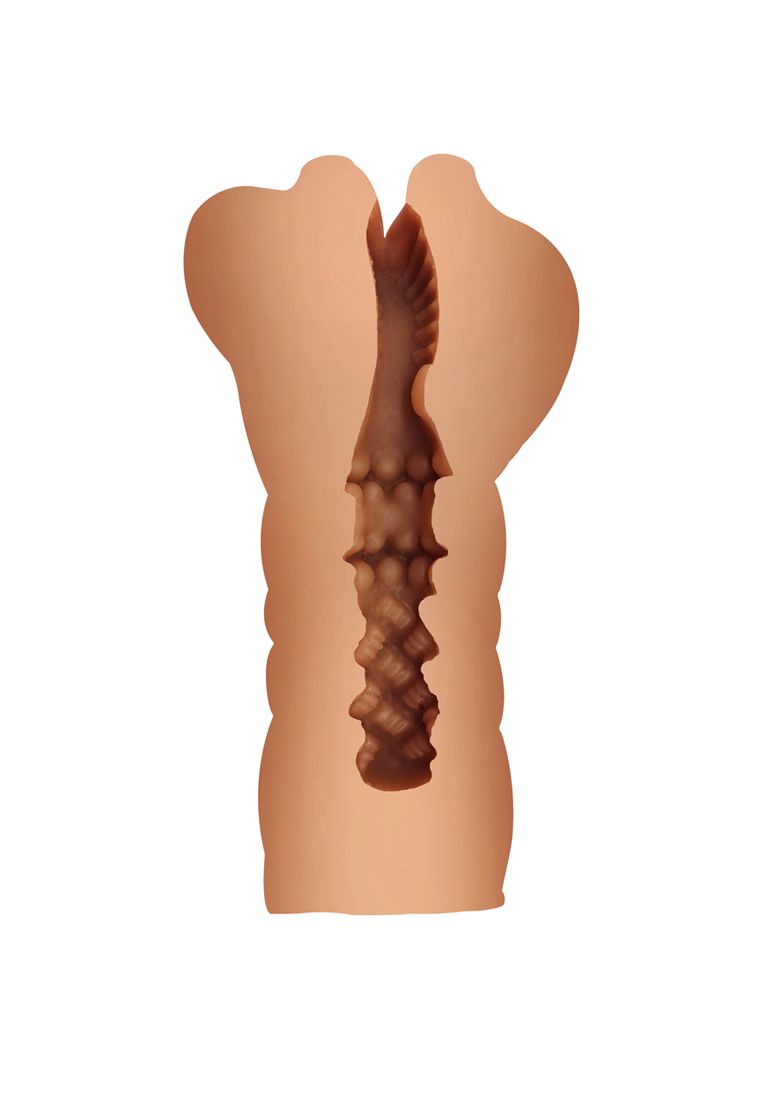 Кофейный мастурбатор-ротик Hottie 5