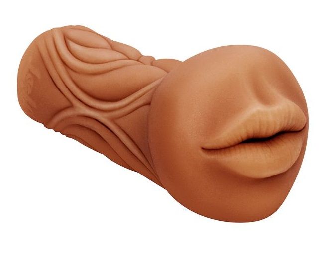 Кофейный мастурбатор-ротик Hottie 1