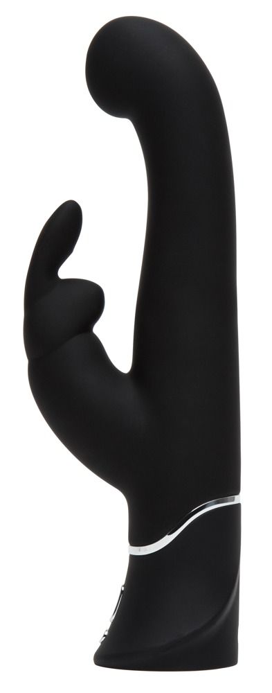 Черный вибратор-кролик G-Spot Stroking Vibrator - 24,2 см. 2