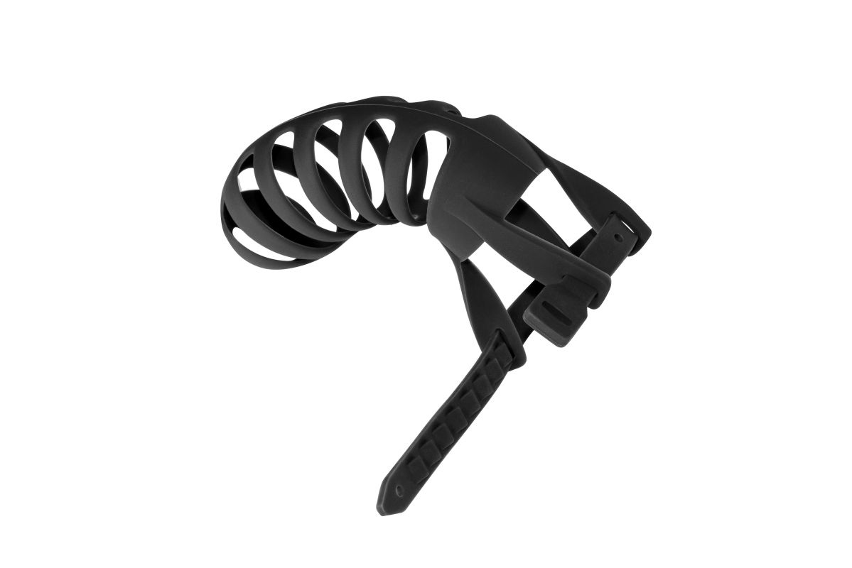 Мужской пояс верности черного цвета Romello 3