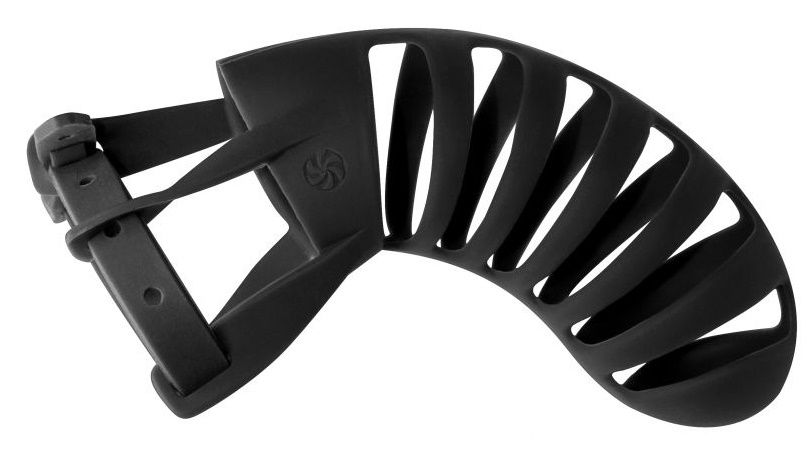 Мужской пояс верности черного цвета Romello 1