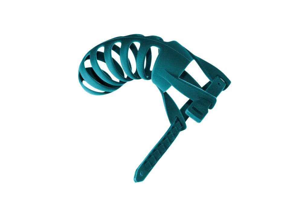 Мужской пояс верности зеленого цвета Romello 2