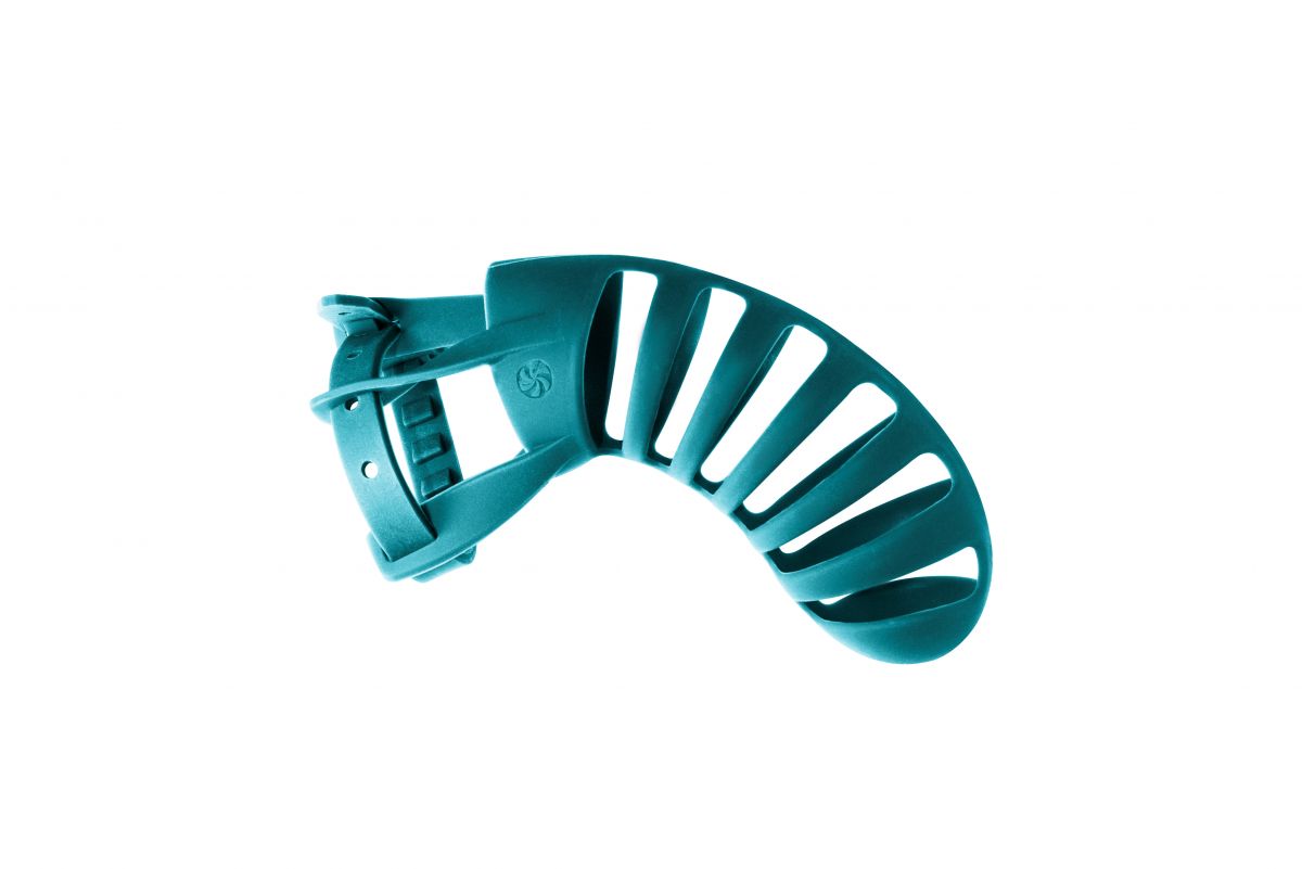 Мужской пояс верности зеленого цвета Romello 3