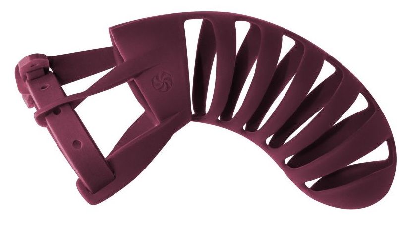 Мужской пояс верности бордового цвета Romello 1