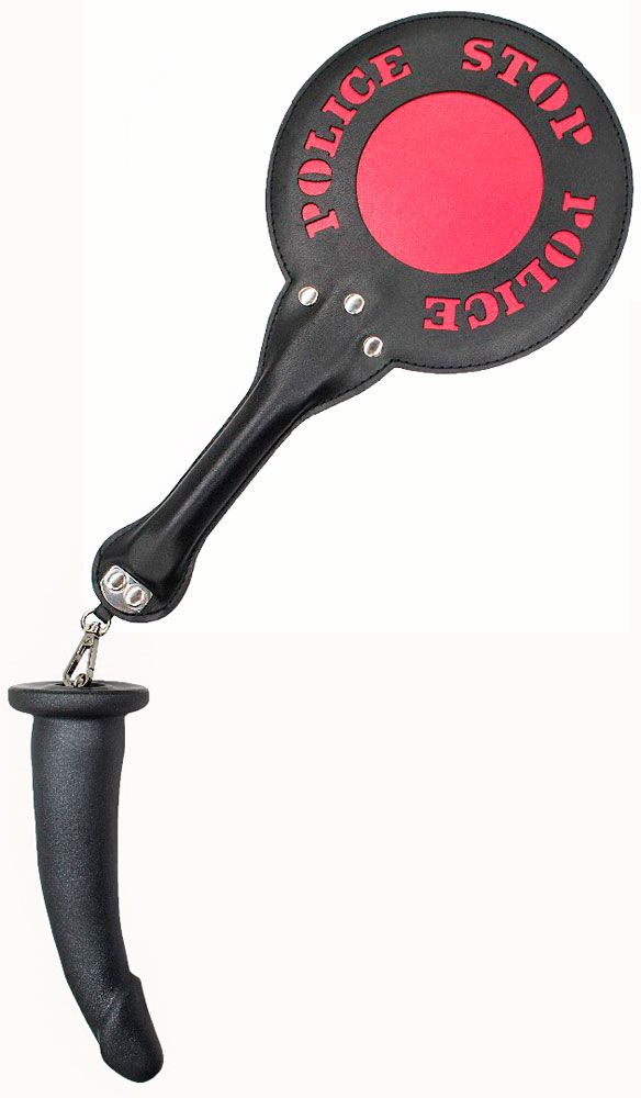 Шлёпалка "Полиция" с анальным плагом 1