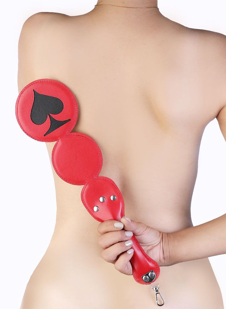 Шлёпалка "Пики" с анальным плагом 1