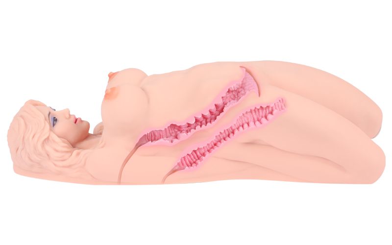 Телесный мастурбатор Veronia с двойным слоем материала 6