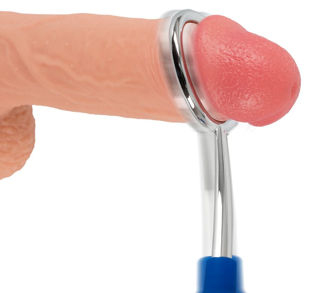 Синяя петля-стимулятор головки Glans Stimulation Loop - 19,1 см. 4