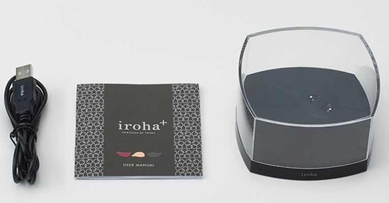Бордовый клиторальный стимулятор IROHA TORI 3