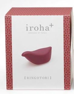 Бордовый клиторальный стимулятор IROHA TORI 5