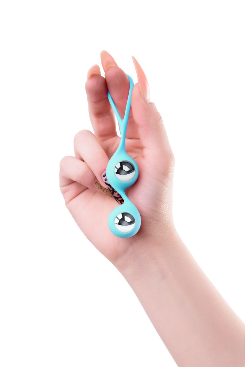 Голубые вагинальные шарики Futa 6