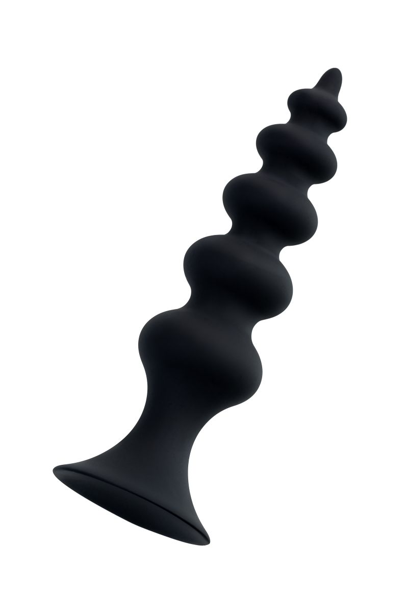 Черная анальная ёлочка Indi - 11,5 см. 3