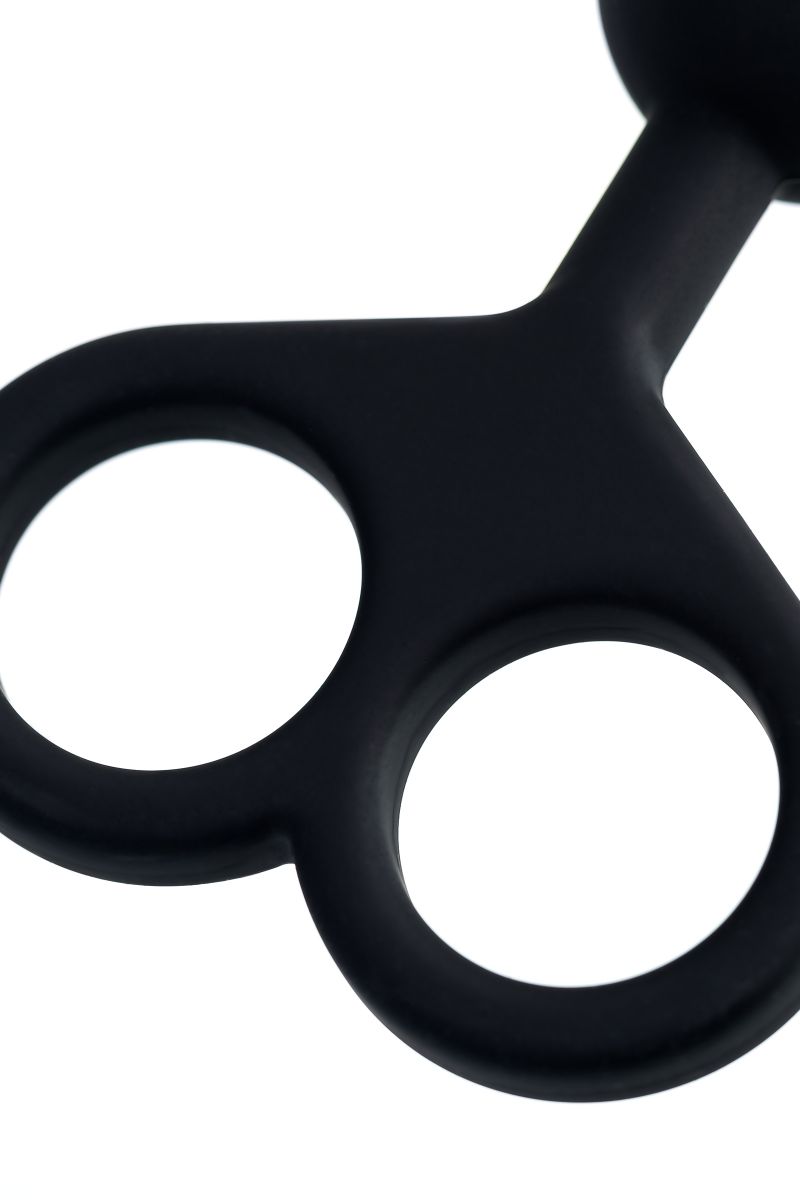 Черные анальные бусы Cephei - 33,5 см. 8