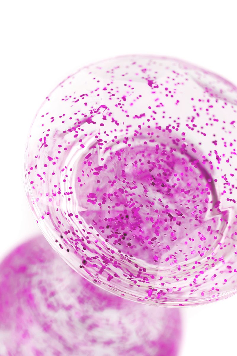 Фиолетовая акриловая анальная втулка - 8 см. 7