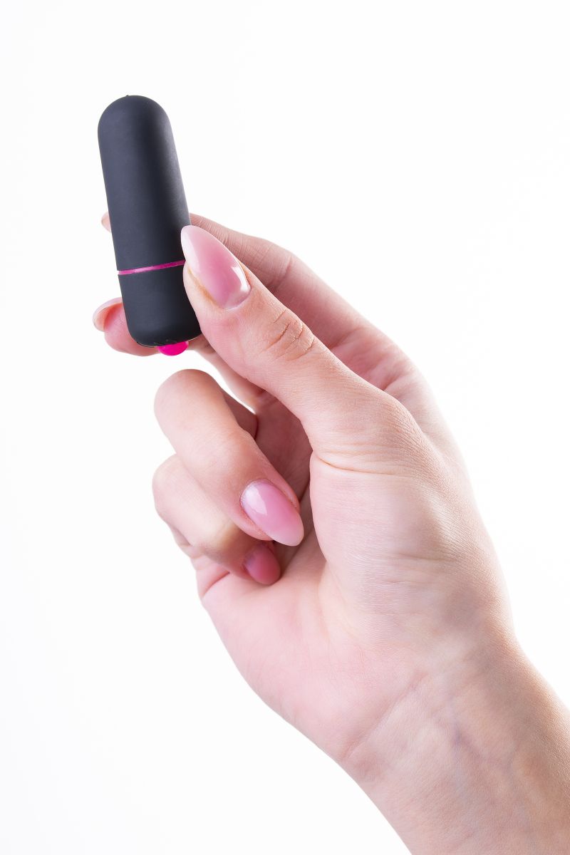 Черная вибропуля A-Toys Alli - 5,5 см. 5