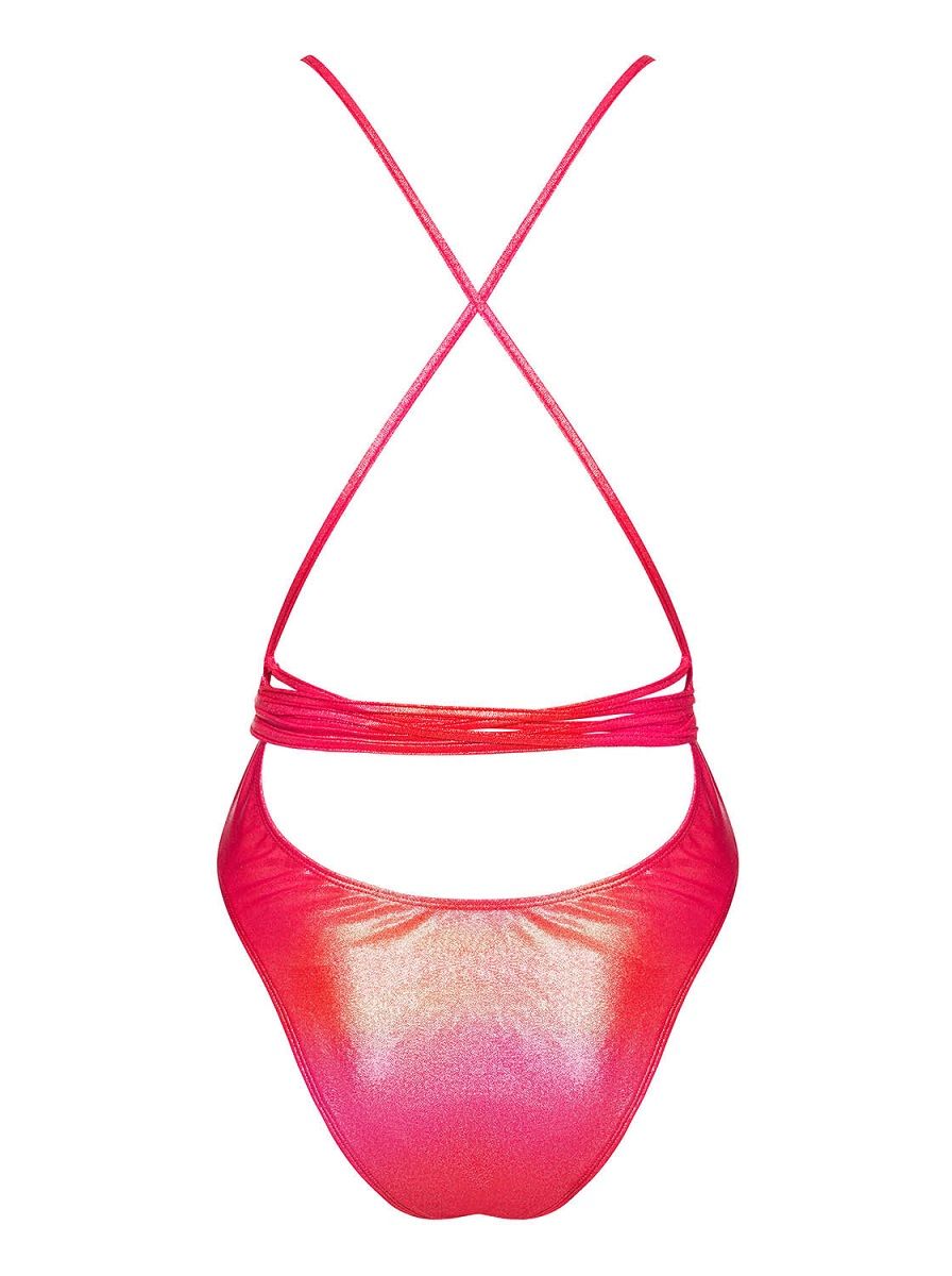 Слитный купальник Keissi с металлическим блеском 6