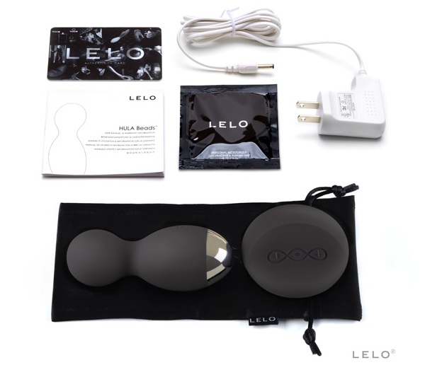 Вагинальные шарики Hula Beads Black с ДУ 3