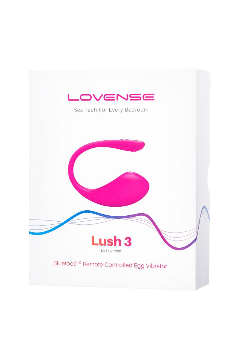 Розовое виброяйцо Lovense Lush 3 8