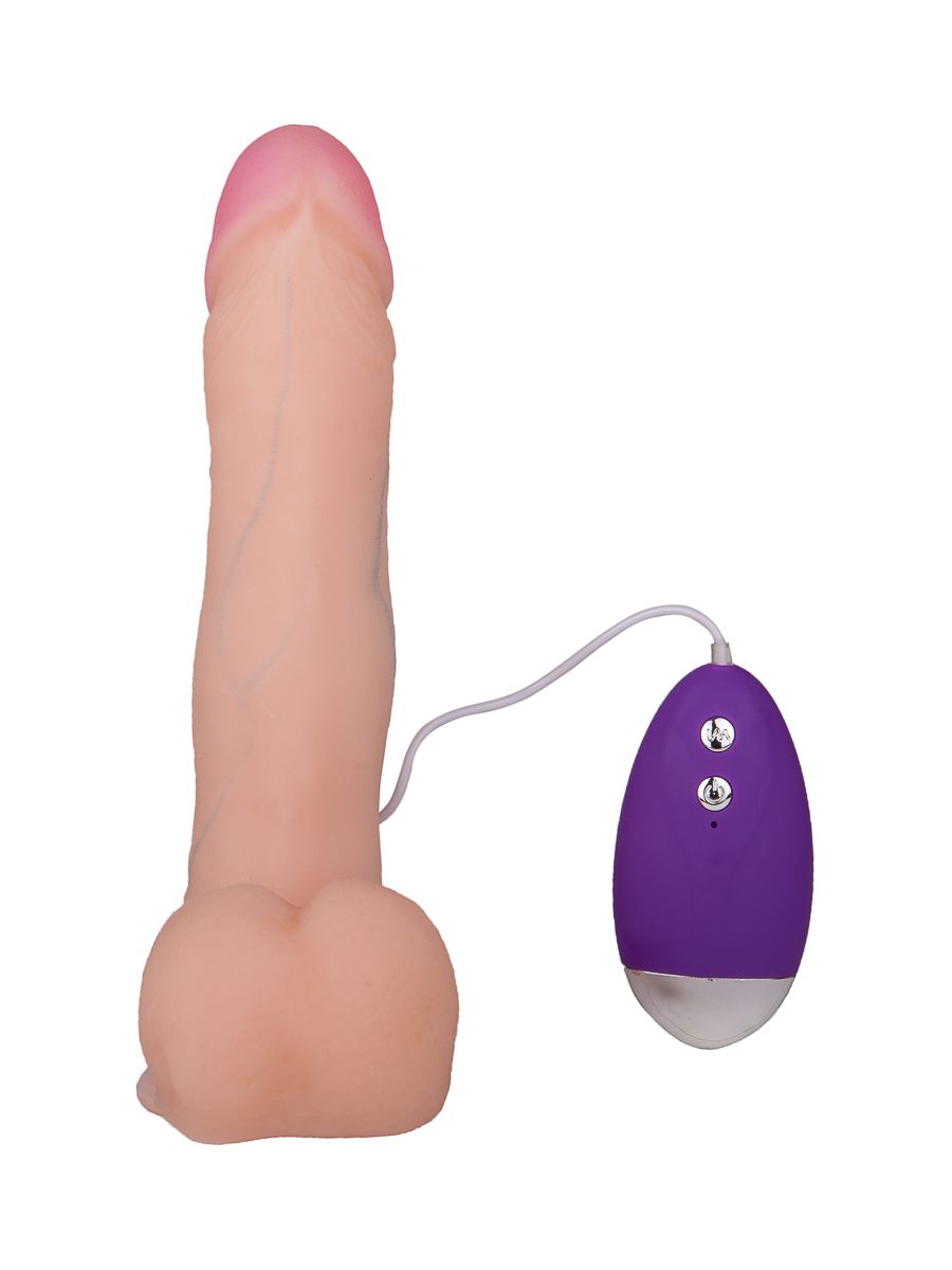 Телесный вибромассажёр-реалистик BEST COCK 6" - 19 см. 4