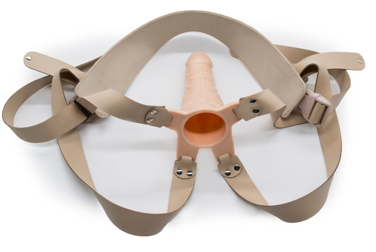 Телесный мужской парапротез MEN STYLE - 15 см. 4