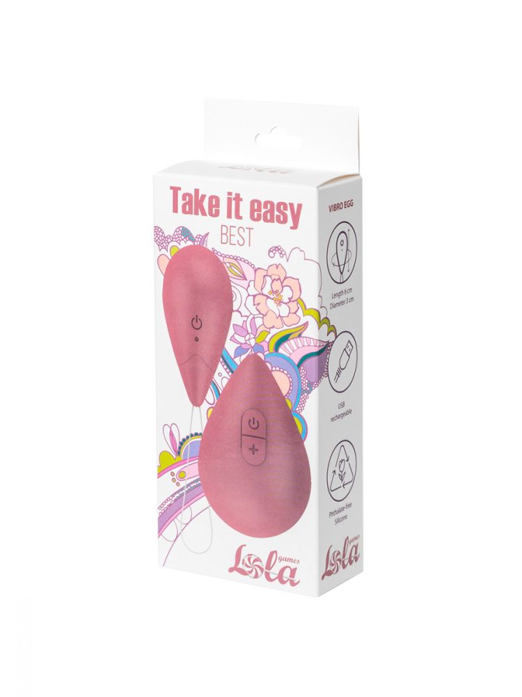 Розовое виброяйцо Best с пультом ДУ 3