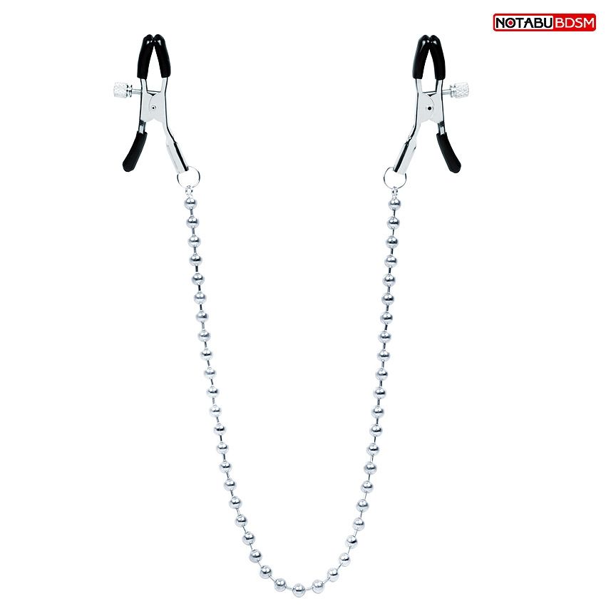 Оригинальные зажимы на соски с бусами 1