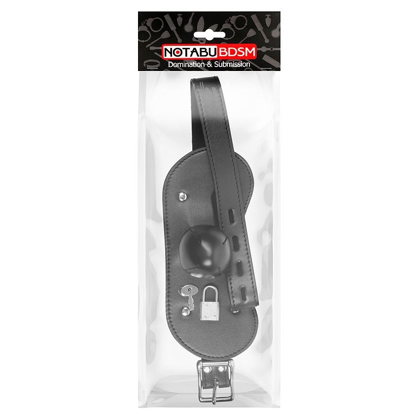 Оригинальный кляп с широким ремешком 2