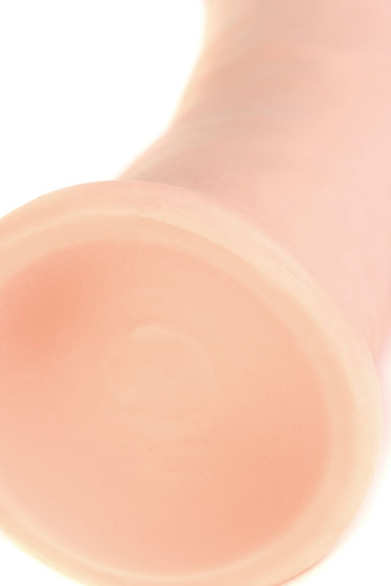 Телесный вибратор-реалистик с 7 режимами вибрации - 20 см. 14