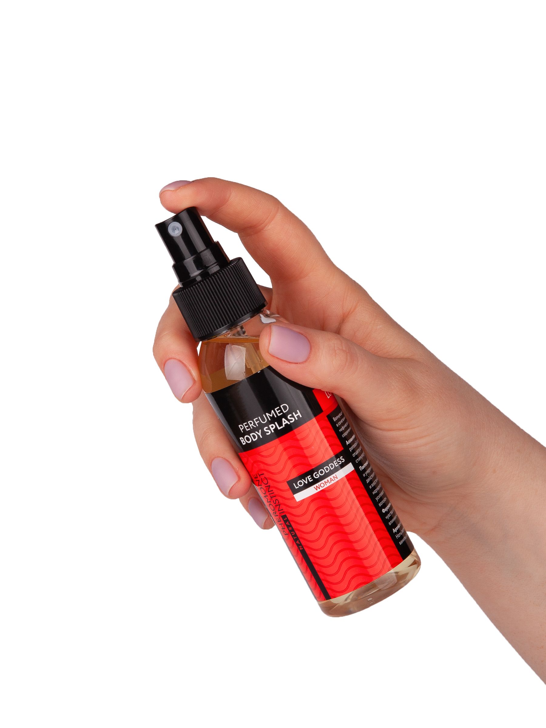 Парфюмированный спрей с феромонами Love Goddess - 100 мл. 5