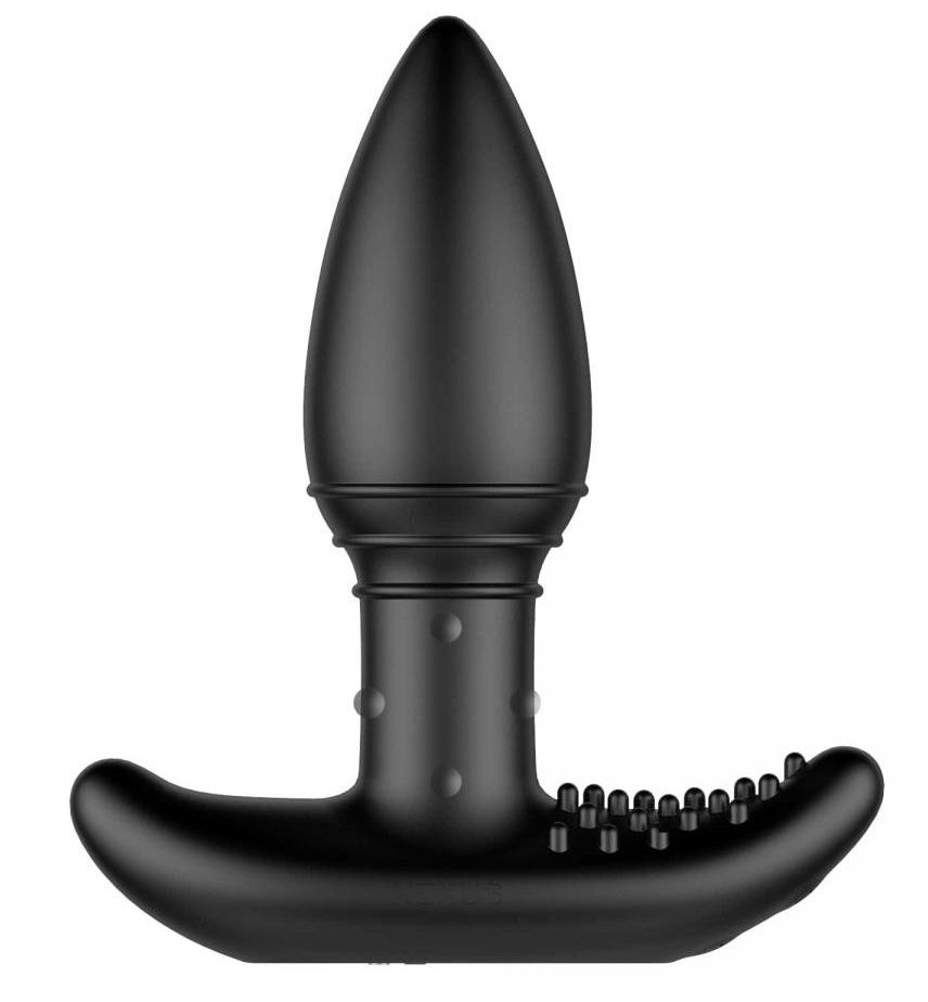 Черная анальная вибропробка Nexus B-Stroker - 13 см. 1