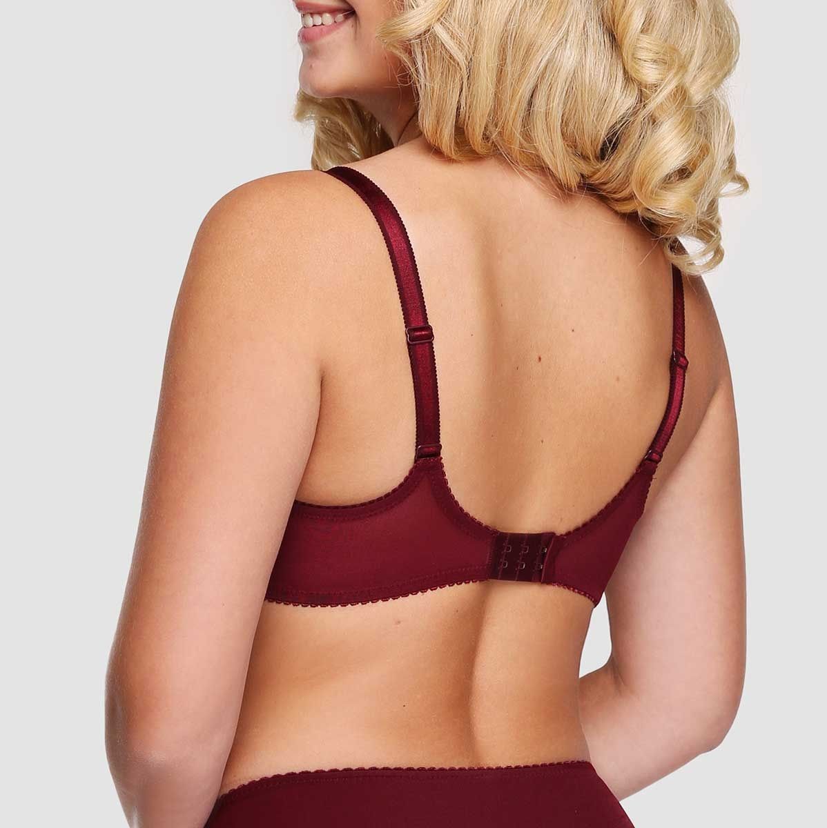 Бюстгальтер из прозрачного неэластичного вышитого тюля с мягкими чашками 4