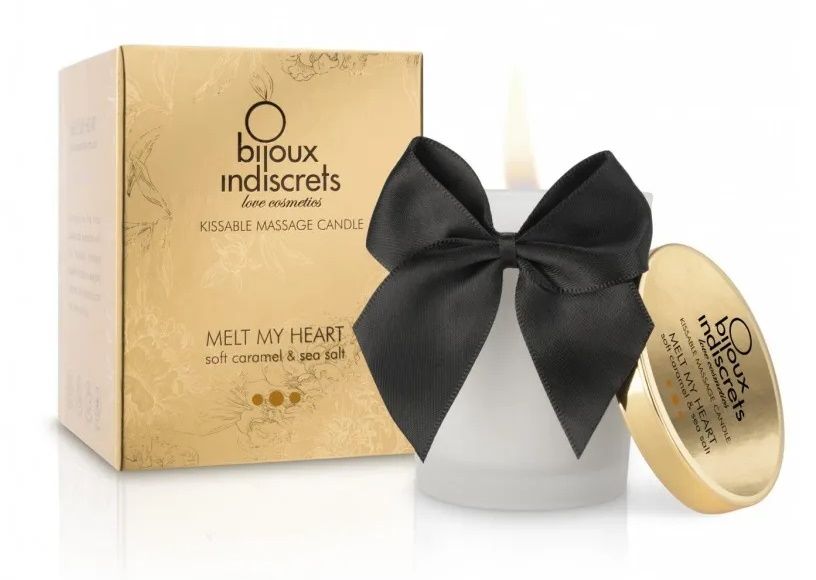 Массажная свеча Melt My Heart с ароматом карамели - 70 мл. 2