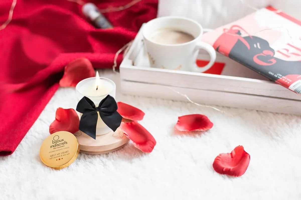 Массажная свеча Melt My Heart с ароматом карамели - 70 мл. 3