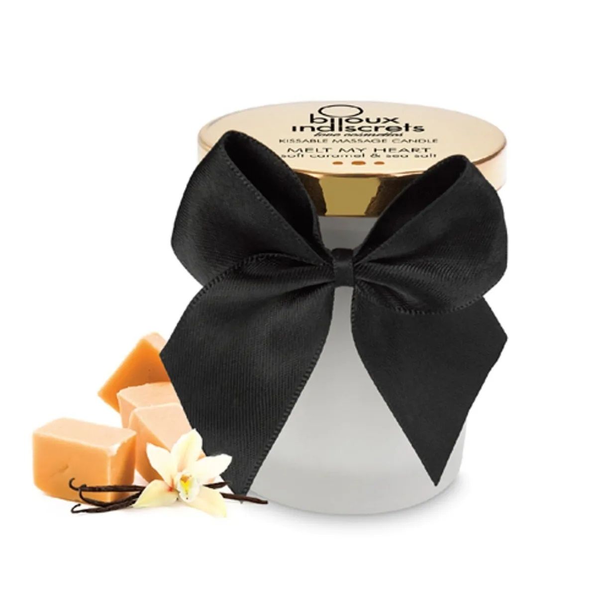 Массажная свеча Melt My Heart с ароматом карамели - 70 мл. 1