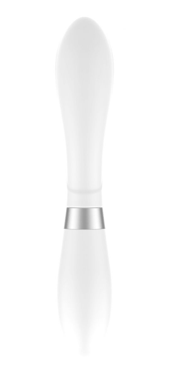 Белый вибратор-кролик Indeep Theona - 21,5 см. 4