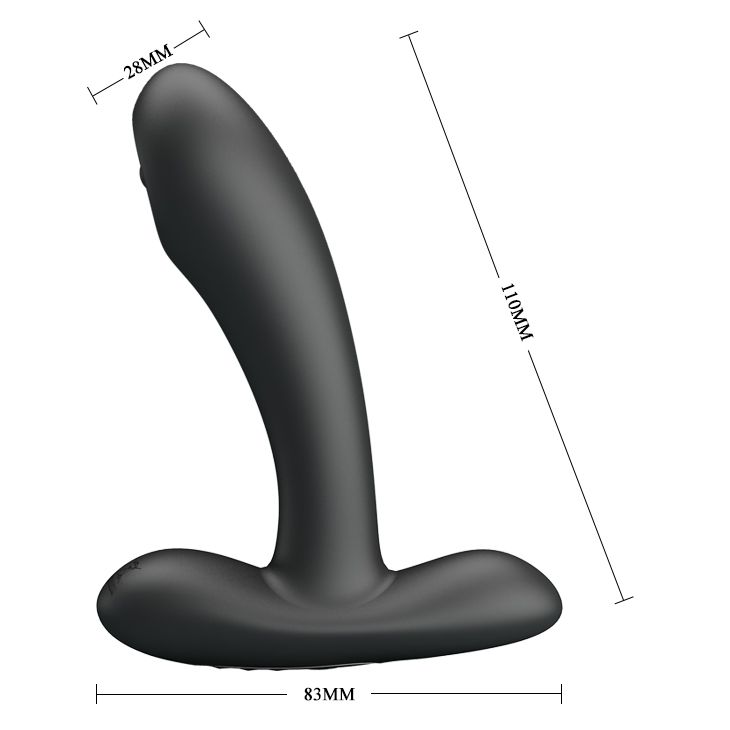 Черный массажер простаты с волновой стимуляцией Remington - 11 см. 6