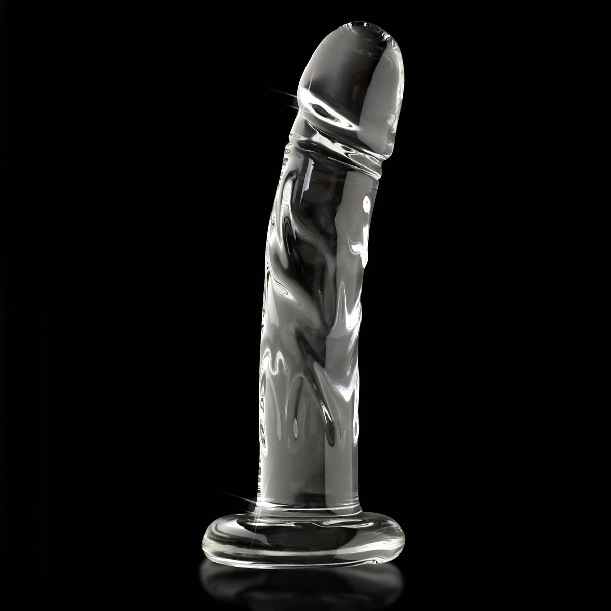 Прозрачный стеклянный фаллоимитатор Icicles №62 - 16,5 см. 4