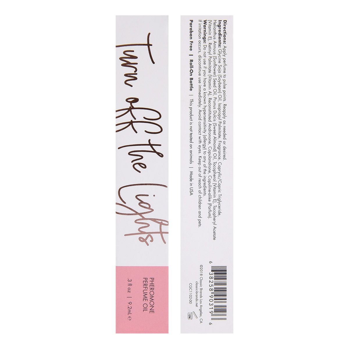 Парфюмерное масло с феромонами Turn Off The Lights с цветочно-восточным ароматом - 9,2 мл. 2