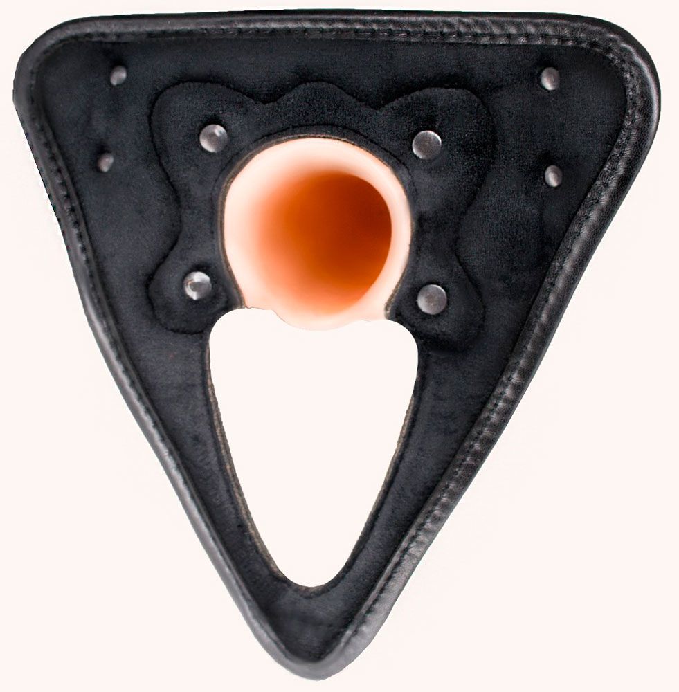 Телесный пустотелый харнесс MEN Style - 17,5 см. 3