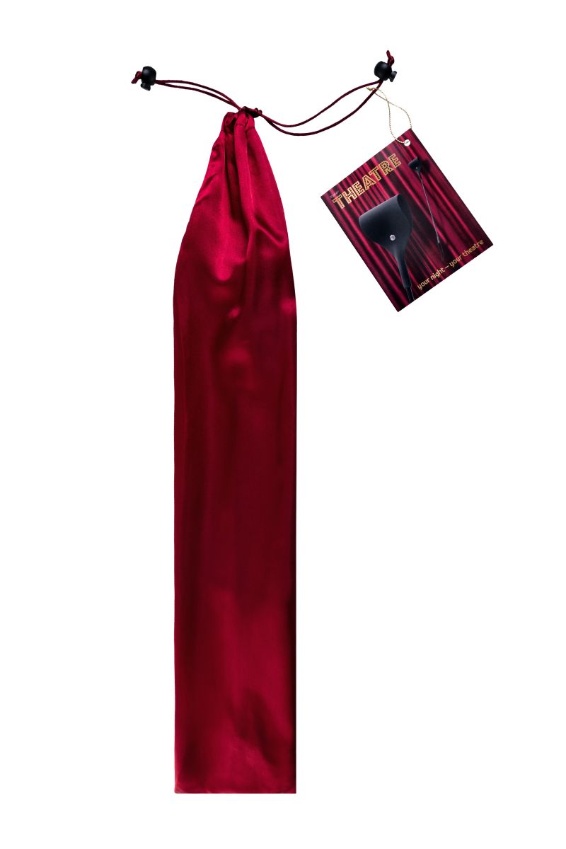 Черный гладкий стек с тонкой ручкой - 48 см. 4