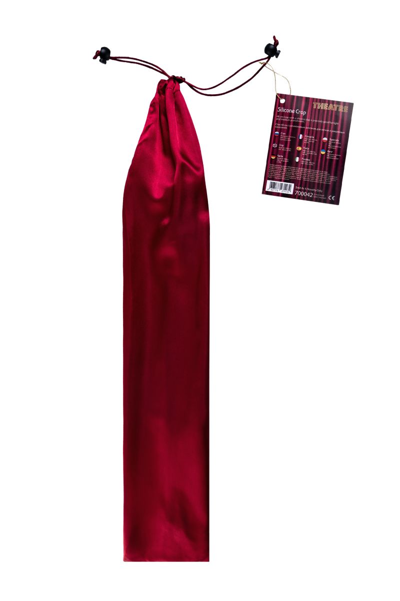 Черный гладкий стек с тонкой ручкой - 48 см. 5