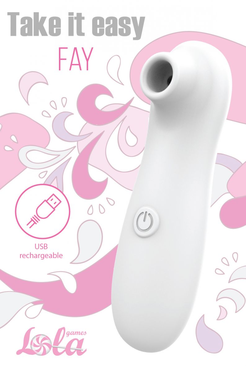 Белый вакуум-волновой стимулятор Fay 2