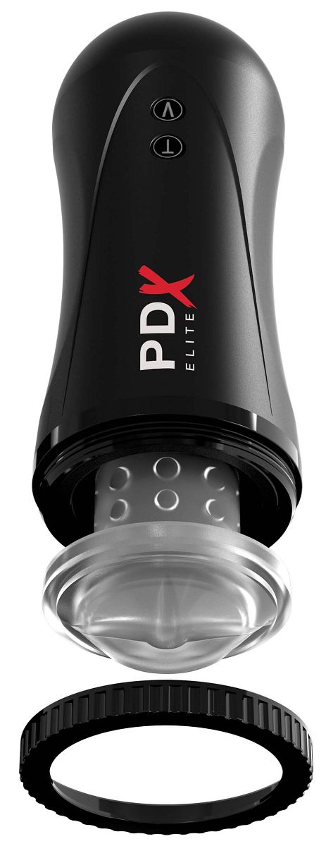 Черный автоматический мастурбатор-ротик Moto Stroker 5