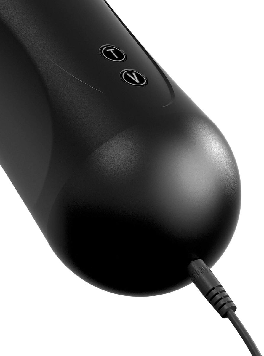 Черный автоматический мастурбатор-ротик Moto Stroker 6