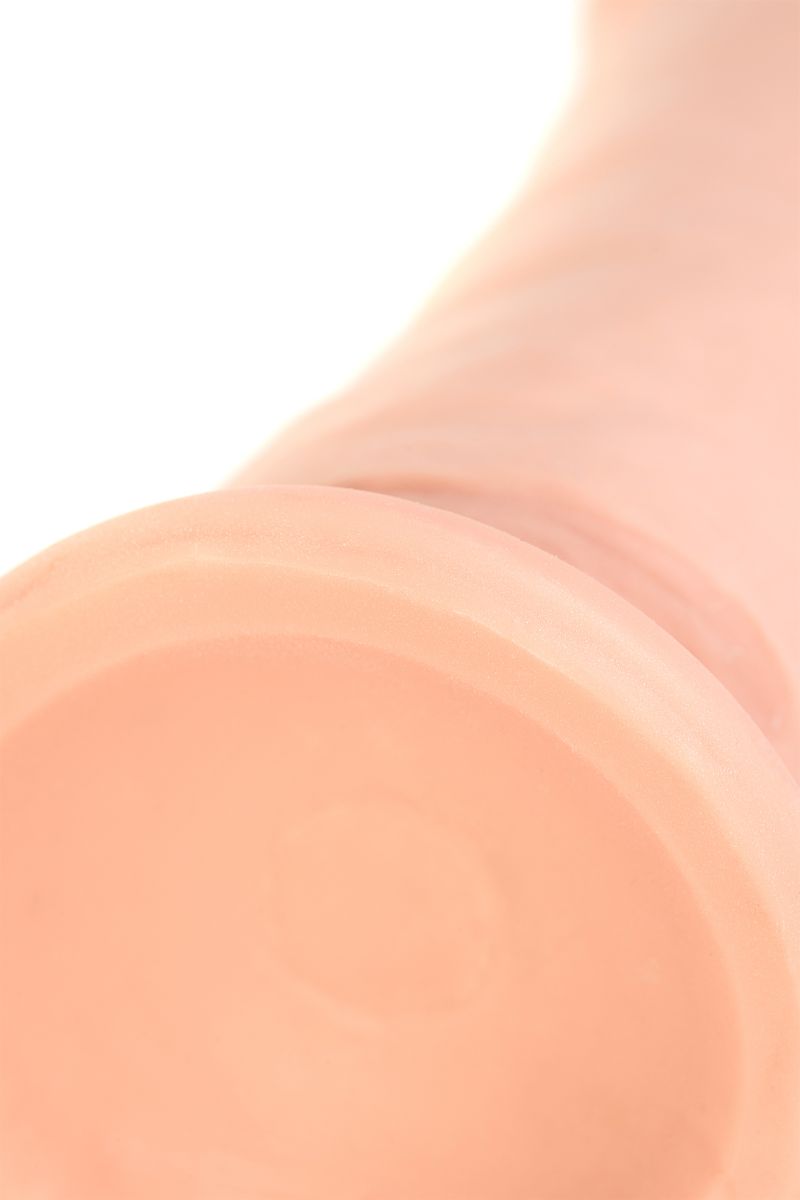 Телесный реалистичный вибратор RealStick Elite Vibro - 18 см. 12