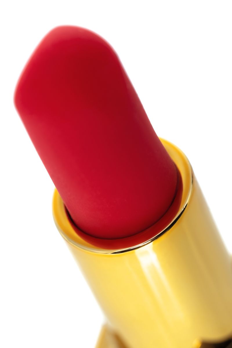 Красный вибратор-помада Pansies - 9 см. 12