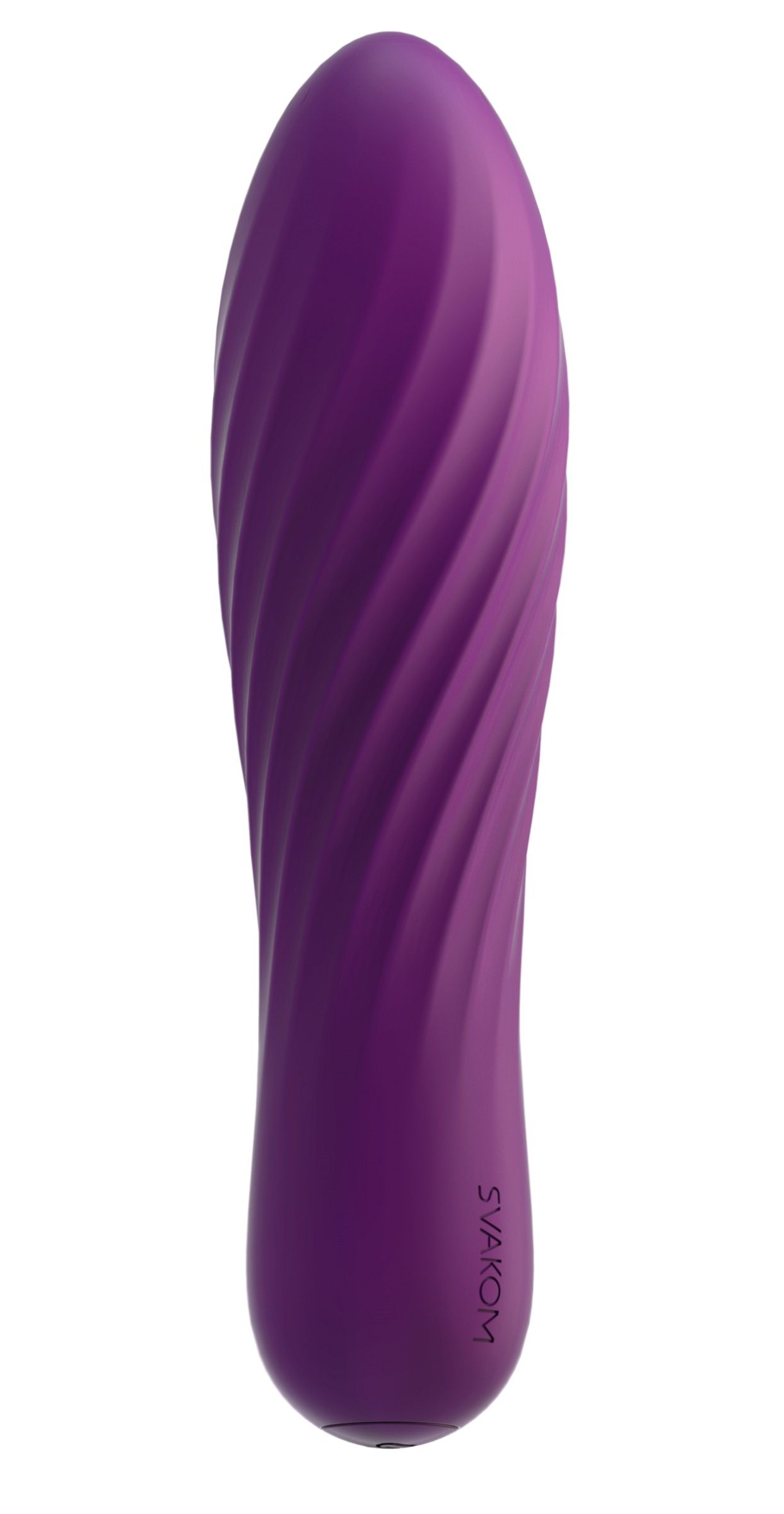 Фиолетовая вибропуля Tulip - 10,6 см. 1