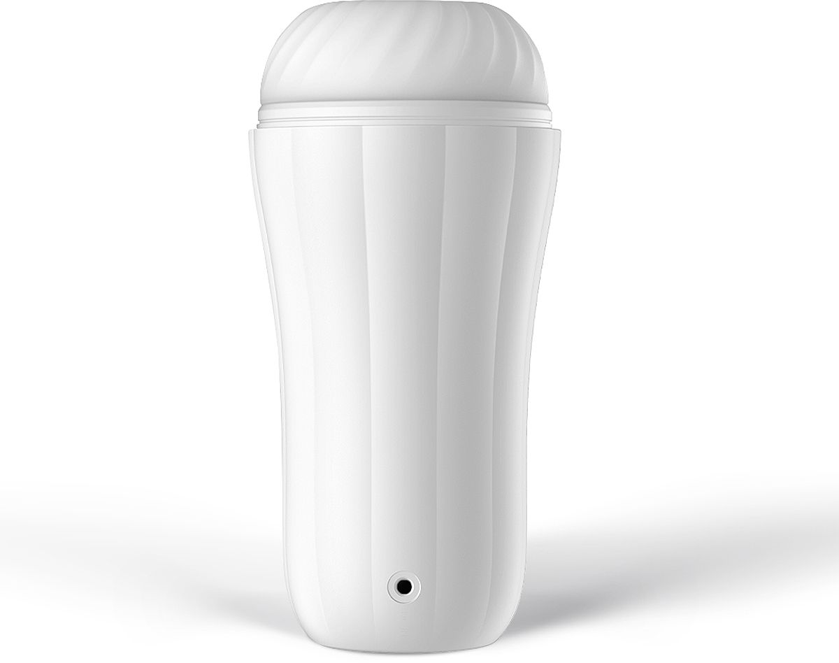 Белый вибромастурбатор Robin - 19,8 см. 3