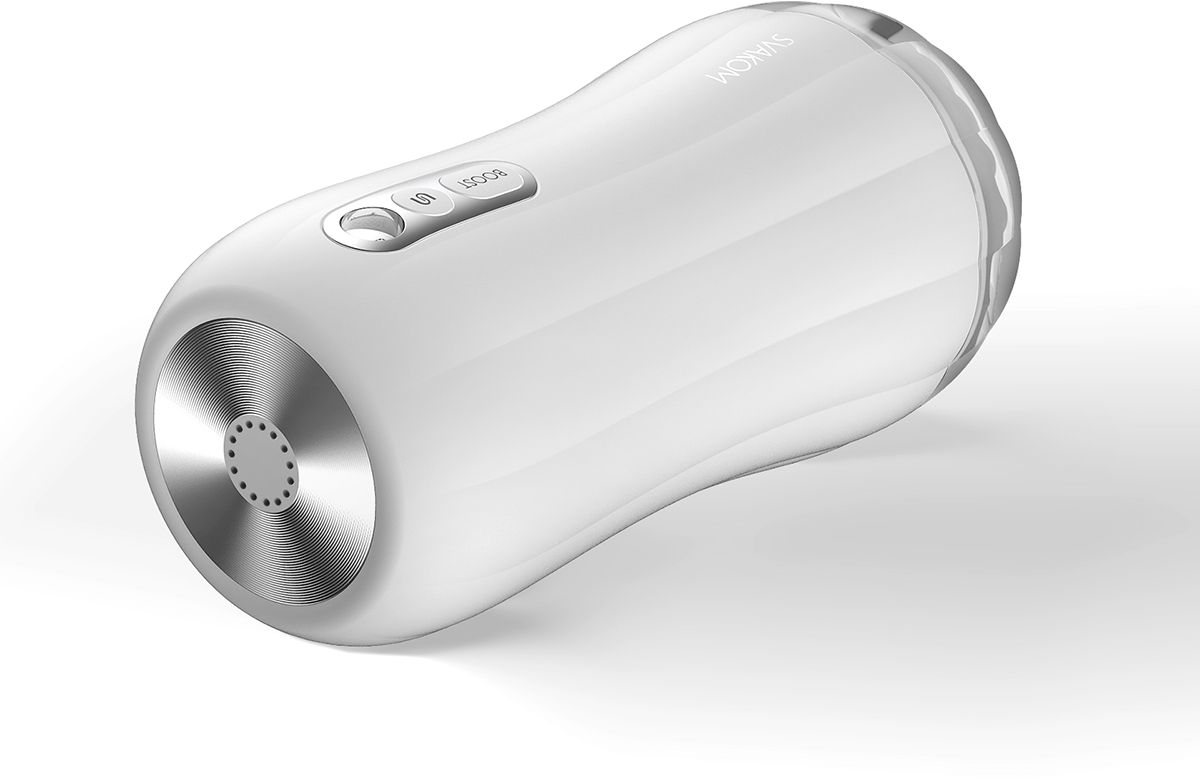 Белый вибромастурбатор Robin - 19,8 см. 5